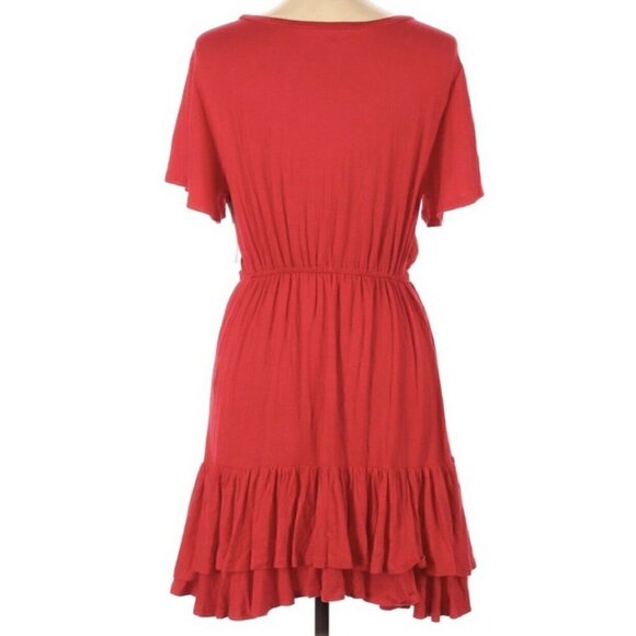 Philosophy Republic Red‎ Dress Women’s Sz Large Ruf - Picture 2 of 2